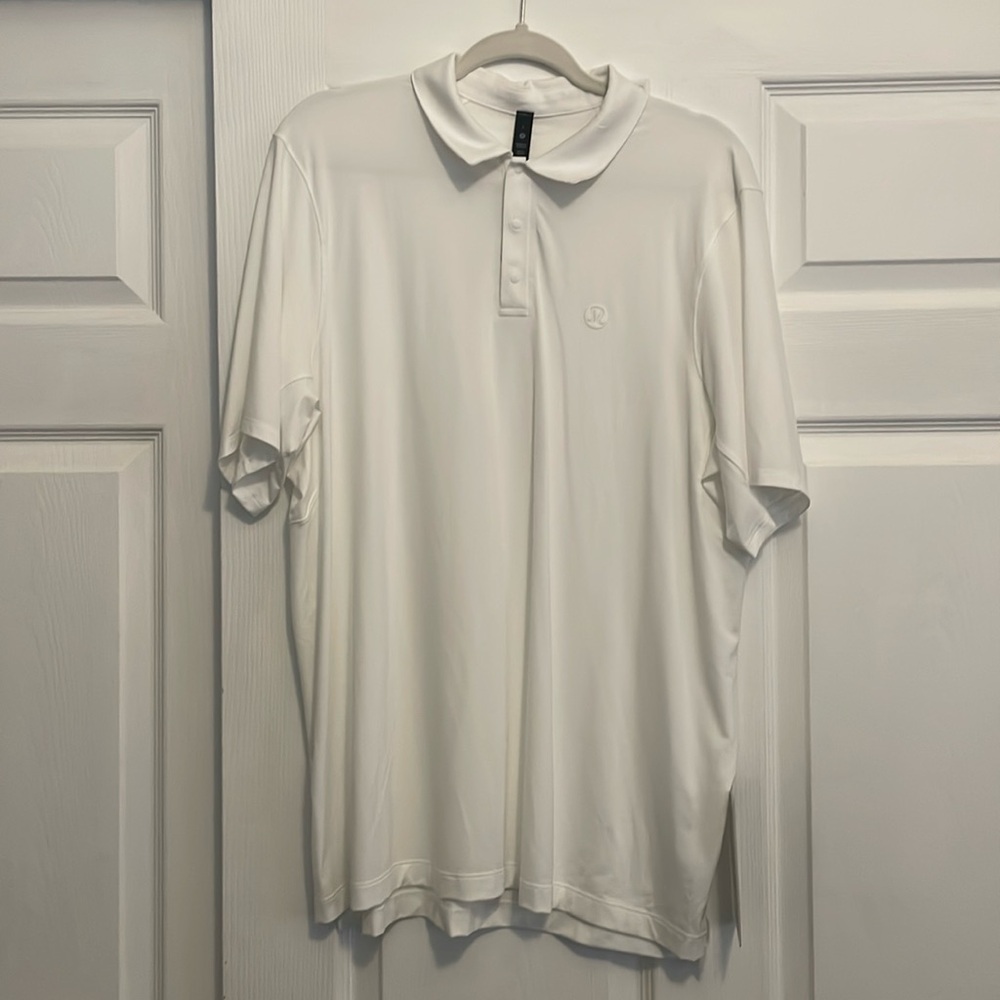 Lululemon Snap-Front Performance Short-Sleeve Polo